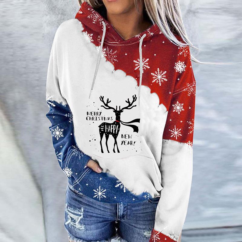 Women's Hoodies & Sweatshirts Vintage Christmas Sweatshirt Women Autumn Fashion O-neck Long-sleeved Printed Hooded Pullover Top Street Casua, Black
Women's Hoodies & Sweatshirts Vintage Christmas Sweatshirt Women Autumn Fashion O-neck Long-sleeved Printed Hooded Pullover Top Street Casua, Black