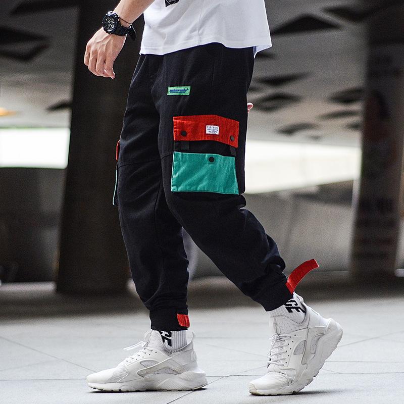 Men's Pants Puk Cargo Overalls Mens Streetwear Hip Hop Sweatpants Joggers Multi-pocket Ribbons Long Male Trousers, Black
Men's Pants Puk Cargo Overalls Mens Streetwear Hip Hop Sweatpants Joggers Multi-pocket Ribbons Long Male Trousers, Black