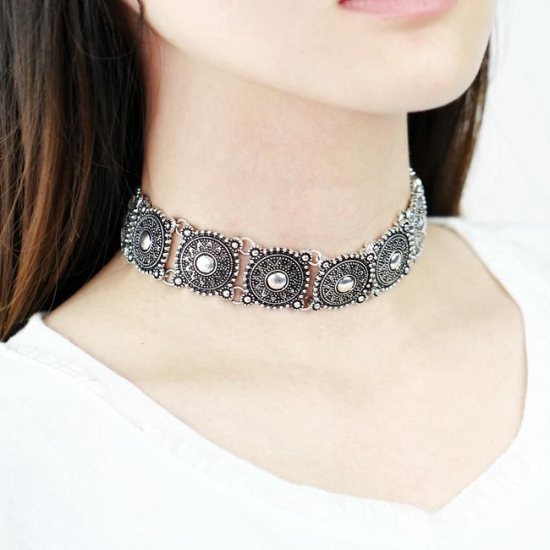 Fashion Boho Statement Antique Silver Color Collier Collar Choker Necklace For Women Vintage Ethnic Bohemia Bijoux Beads Neck Chokers
Fashion Boho Statement Antique Silver Color Collier Collar Choker Necklace For Women Vintage Ethnic Bohemia Bijoux Beads Neck Chokers