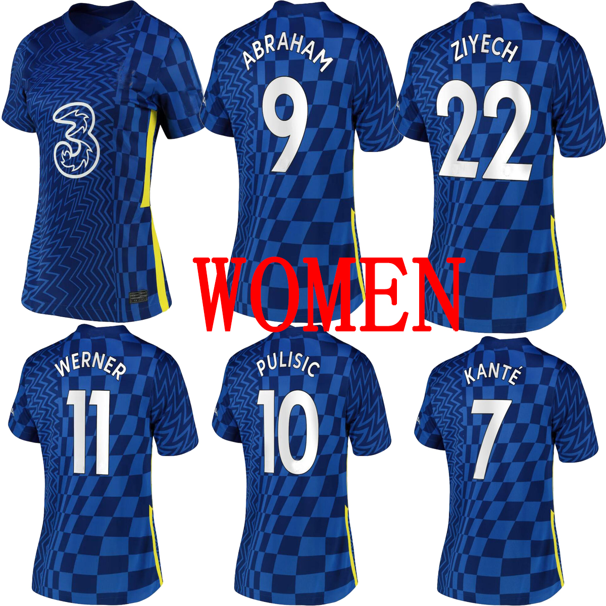 21 22 CFC blue soccer jersey PULISIC ZIYECH HAVERTZ KANTE WERNER ABRAHAM CHILWELL MOUNT JORGINHO GIROUD women football shirt, White
21 22 CFC blue soccer jersey PULISIC ZIYECH HAVERTZ KANTE WERNER ABRAHAM CHILWELL MOUNT JORGINHO GIROUD women football shirt, White