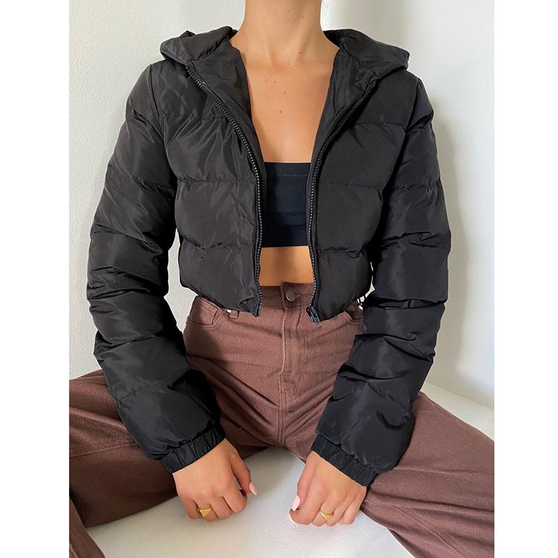 Women's Down & Parkas Women Outerwear Warm Long Sleeve Zipper Jacket Coat Solid Short Autumn Winter Female Puffer Mujer Y2k, Black
Women's Down & Parkas Women Outerwear Warm Long Sleeve Zipper Jacket Coat Solid Short Autumn Winter Female Puffer Mujer Y2k, Black