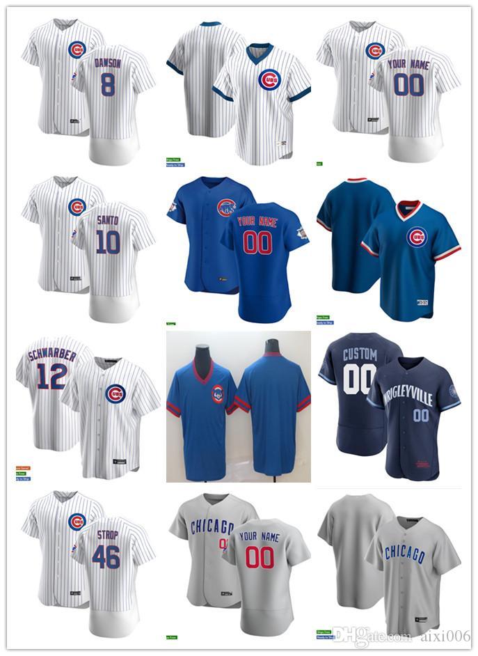 2021 City Navy Men Women Youth 10 Ron Santo 8 Andre Dawson 12 Kyle Schwarber 46 Pedro Strop custom Baseball Jersey Blank blue White grey, Blue;black
2021 City Navy Men Women Youth 10 Ron Santo 8 Andre Dawson 12 Kyle Schwarber 46 Pedro Strop custom Baseball Jersey Blank blue White grey, Blue;black