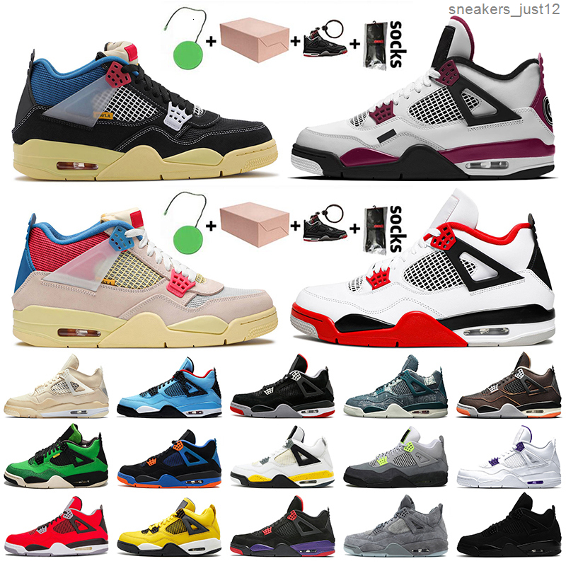 2021 With Box Jumpman 4 4s Union Guava Ice Women Mens Basketball Shoes Travis Sail PSGs Trainers Sneakers University Blue Court Purple
2021 With Box Jumpman 4 4s Union Guava Ice Women Mens Basketball Shoes Travis Sail PSGs Trainers Sneakers University Blue Court Purple
