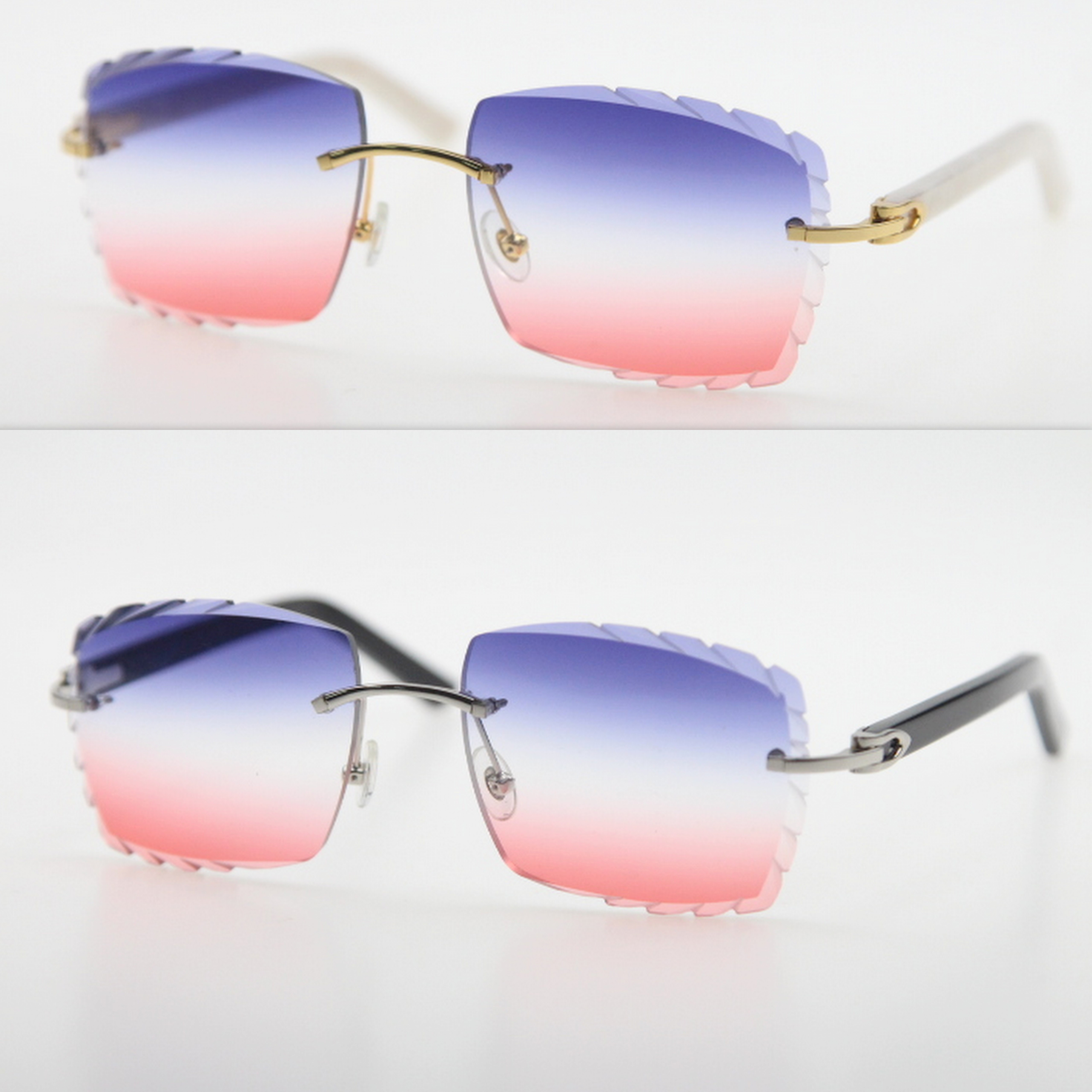 Wholesale Selling Unisex Rimless Plank Metal Men sunglasses 18k Gold Large Square Sun Glasses frames for women C Decoration Aztec Arms Eyeglasses Brown UV400 Lens
Wholesale Selling Unisex Rimless Plank Metal Men sunglasses 18k Gold Large Square Sun Glasses frames for women C Decoration Aztec Arms Eyeglasses Brown UV400 Lens