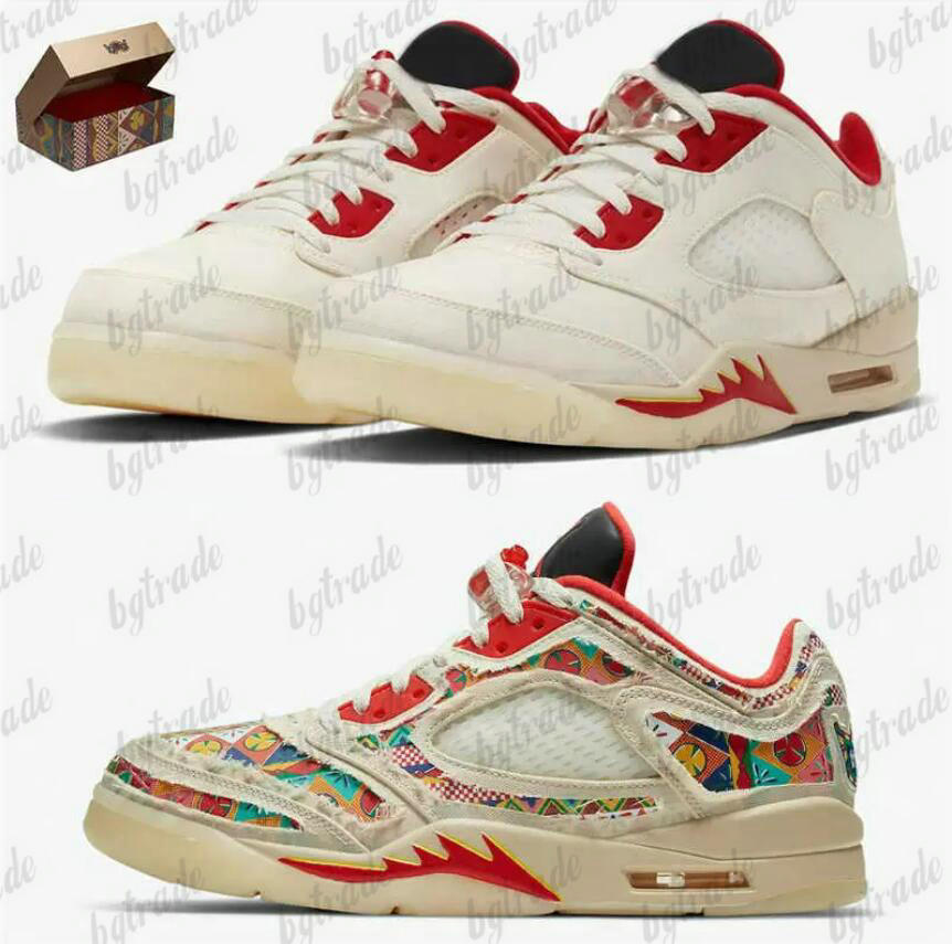 5 Low Chinese New Year Mens DESIGNER Basketball Shoes 5s CNY Sail Chile Red Opti Yellow Pearl White Zapatos Sports Sneakers
5 Low Chinese New Year Mens DESIGNER Basketball Shoes 5s CNY Sail Chile Red Opti Yellow Pearl White Zapatos Sports Sneakers