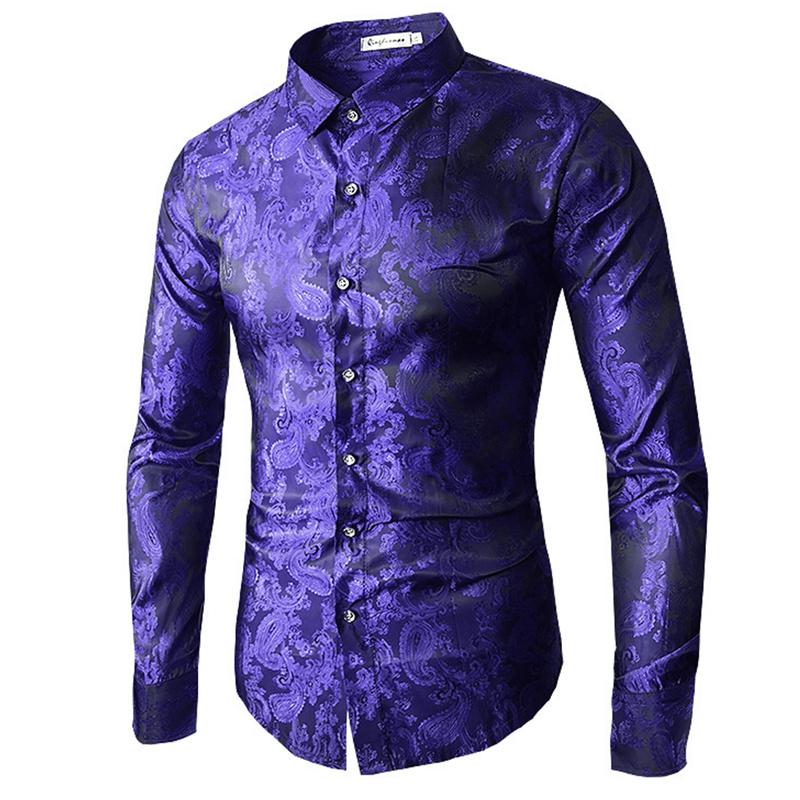 High Quality 2021 Male Long Sleeve Shirts Red Gold Purple Blue Men's Embroidery Dress Shirt Fashion Slim Wedding Party Bussiness Casual, Yellow
High Quality 2021 Male Long Sleeve Shirts Red Gold Purple Blue Men's Embroidery Dress Shirt Fashion Slim Wedding Party Bussiness Casual, Yellow