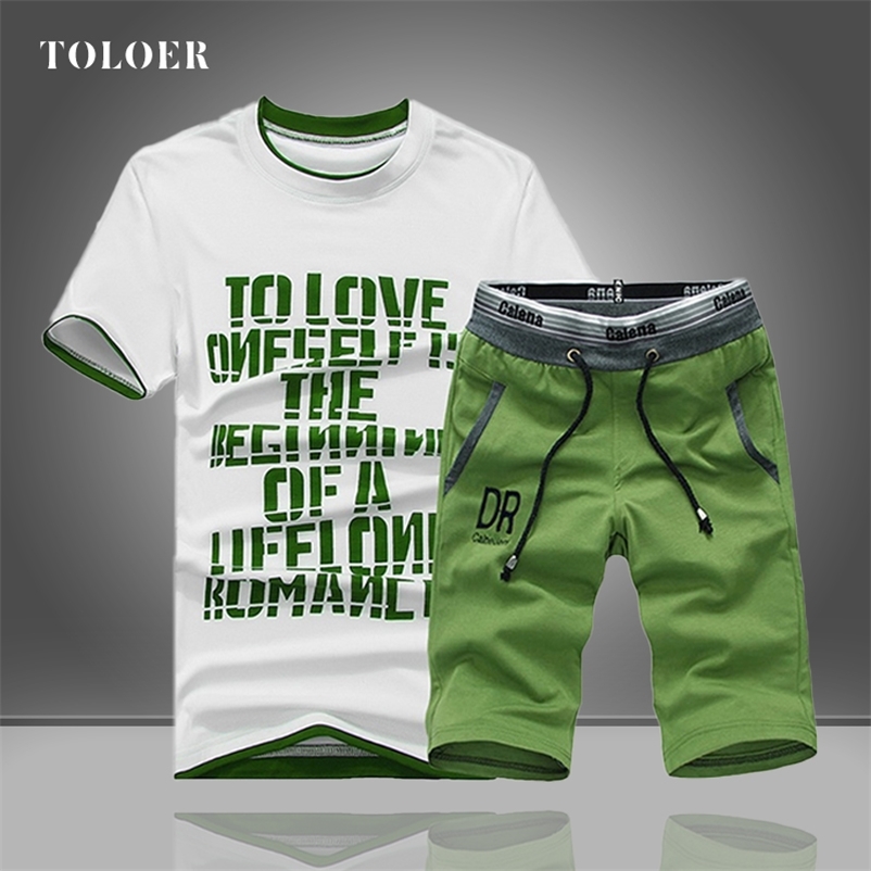 Men' Summer Tracksuit Set Two Pieces T-shirt + Shorts Set Men' Short Sleeve T Shirt Pants Casual Suits Male Sportsuit 210722, D03 blue
Men' Summer Tracksuit Set Two Pieces T-shirt + Shorts Set Men' Short Sleeve T Shirt Pants Casual Suits Male Sportsuit 210722, D03 blue