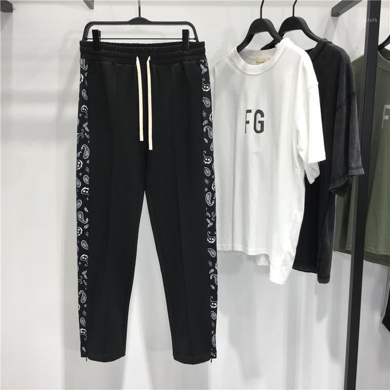Spring Men' Paisley Cashew Flower Side Stripe Splicing National Tide Straight Casual Pants E01, Black straight pants
Spring Men' Paisley Cashew Flower Side Stripe Splicing National Tide Straight Casual Pants E01, Black straight pants