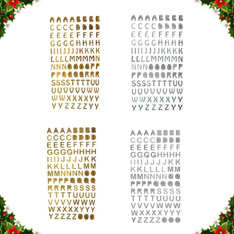 Gift Wrap 4 Sheets English Letters Sticker Scrapbook Diary Schedule DIY Font Decals Accessaries Po Decor(Golden Font,
Gift Wrap 4 Sheets English Letters Sticker Scrapbook Diary Schedule DIY Font Decals Accessaries Po Decor(Golden Font,