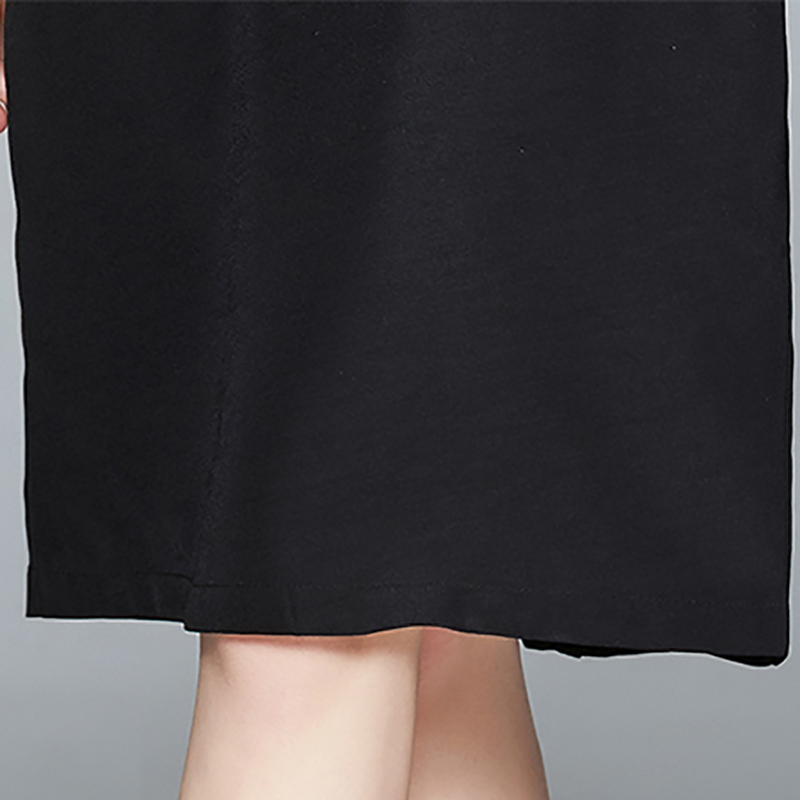 Autumn and winter Elegant Dress Black Long Sleeve Tailored collar Temperament Commute Women Slim Pencil skirt 210506