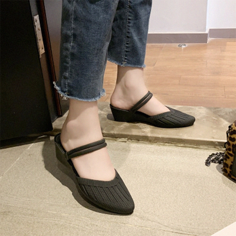 Woman Elegant Slippers Women Casual Pointed Toe Shoes Female High Heels Ladies Wedges Womens Fashion Solid Spring Footwear E59y#, Apricot
Woman Elegant Slippers Women Casual Pointed Toe Shoes Female High Heels Ladies Wedges Womens Fashion Solid Spring Footwear E59y#, Apricot