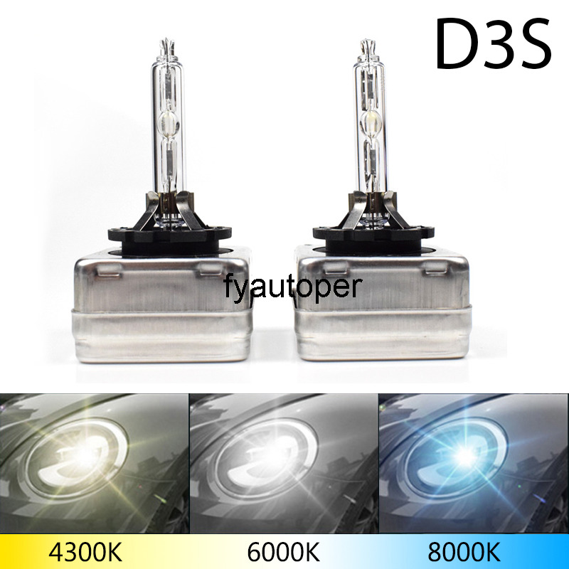 Niscarda 2X D1S D2S D3S D4S 4300K 6000K 8000K Auto HID Xenon Bulb Headlight Lamp For All Car Headlamp car