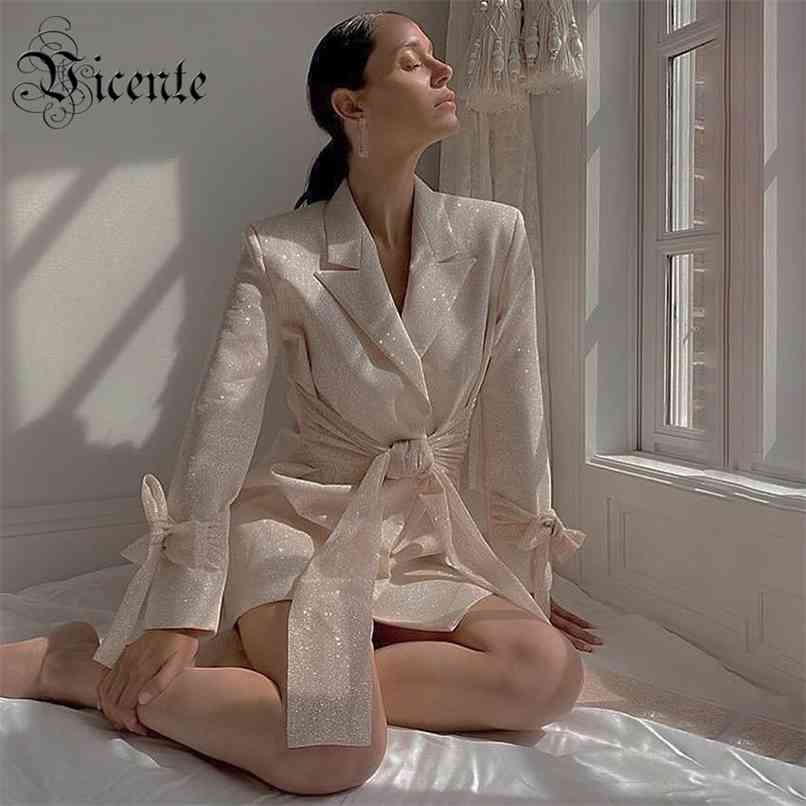 Chic Sparkle Blazer Dress Bow Design Long Sleeves Turn-down Collar Celebrity Party Club Vestido 210520, Beige pink
Chic Sparkle Blazer Dress Bow Design Long Sleeves Turn-down Collar Celebrity Party Club Vestido 210520, Beige pink