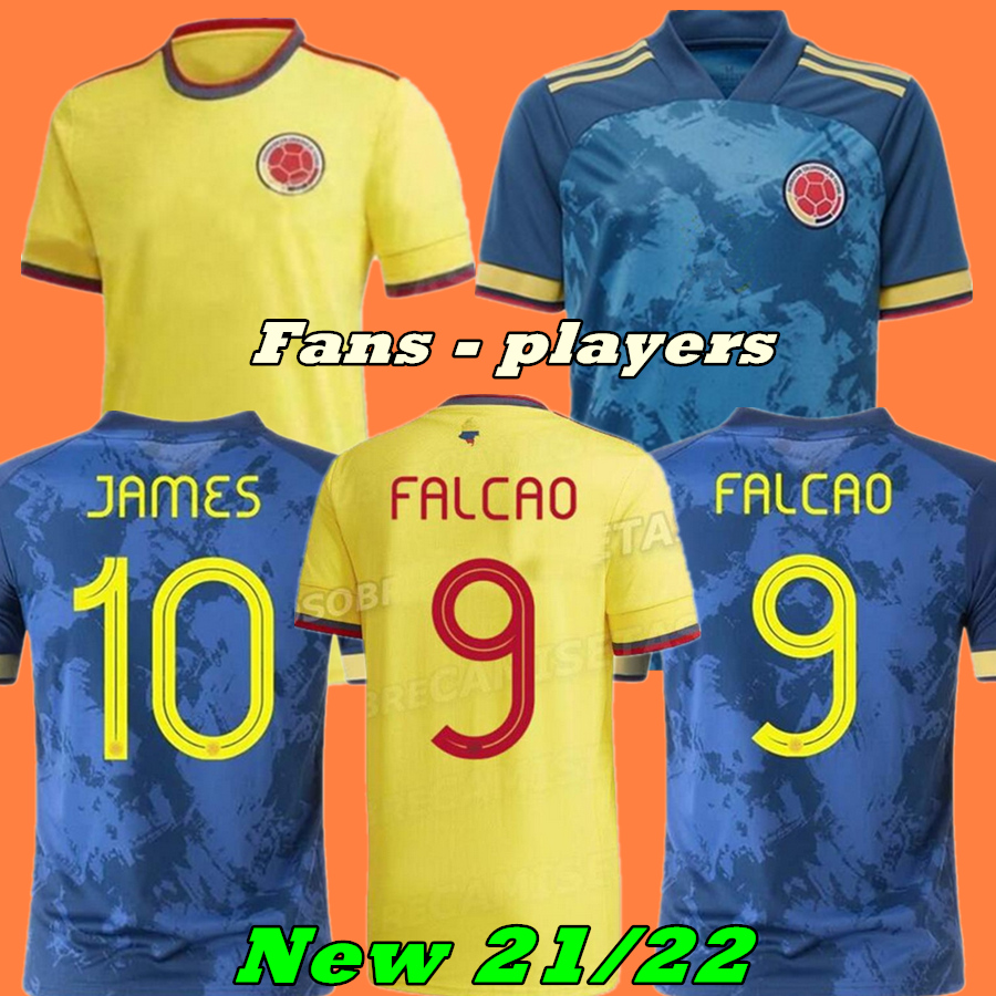 21 22 Colombia national team Soccer Jerseys 2021 copa america RodrÃguez JAMES .MURIEL FALCAO CUADRADO Fans player version Football shirt, Black;yellow
21 22 Colombia national team Soccer Jerseys 2021 copa america RodrÃguez JAMES .MURIEL FALCAO CUADRADO Fans player version Football shirt, Black;yellow