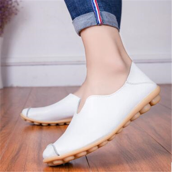 Large size casual women's singles shoes flat heel mother peas shoe nurse tendon low Comfortable
Large size casual women's singles shoes flat heel mother peas shoe nurse tendon low Comfortable