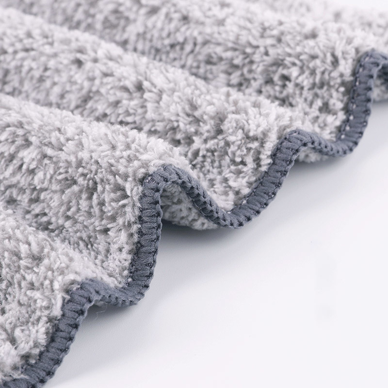 1Pcs Japanese Style Microfiber Cleaning Cloth Cleaning Towel Gray Super Absorbent Multi Purpose Kitchen Supplies Wiping Rags