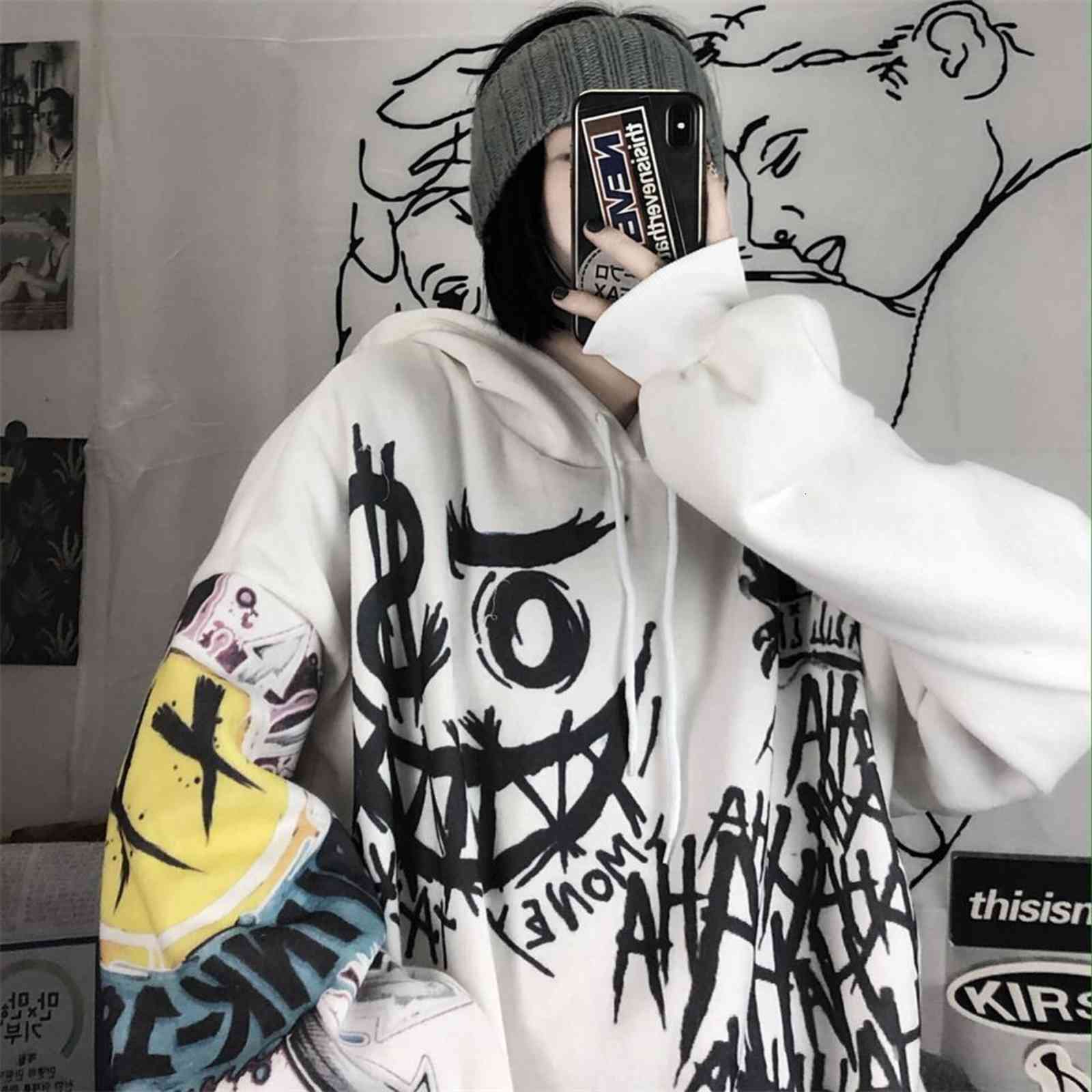 Women's Hoodies & Sweatshirts Moletom casual japonês estilo hip hop, blusão feminino masculino tamanho grande, primavera outono SX69, 1# shoe box
Women's Hoodies & Sweatshirts Moletom casual japonês estilo hip hop, blusão feminino masculino tamanho grande, primavera outono SX69, 1# shoe box