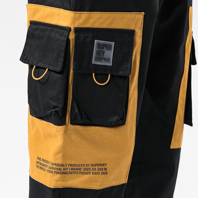 Varsanol Cargo Pants For Men Fashion Streetwear Big Pockets Solid Jogging Clothing Military Loose Cotton Trousers 3xl Men's