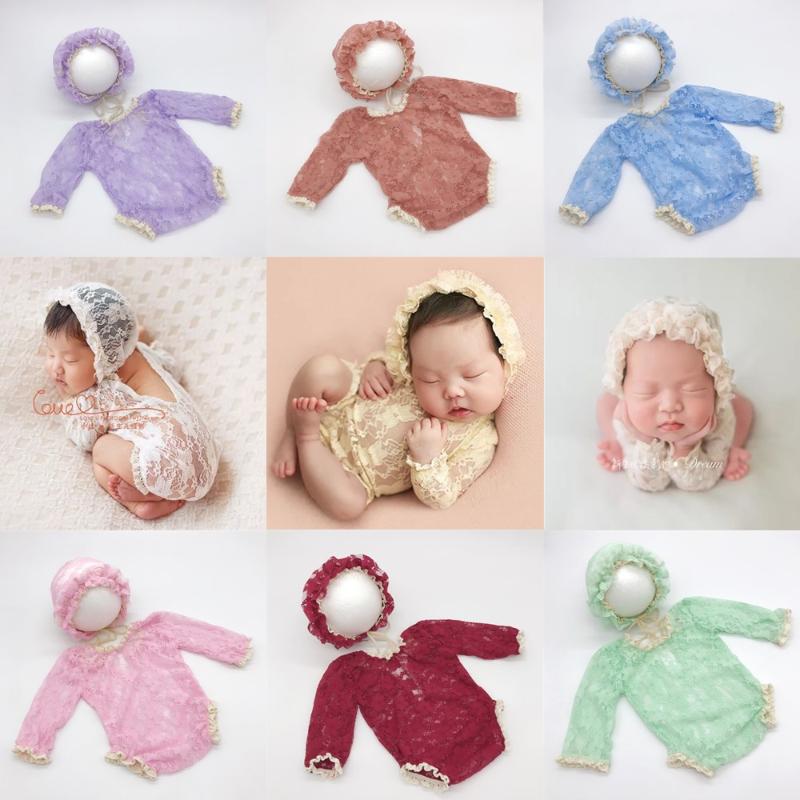 Caps & Hats 2 Pieces/set Of Born Pography Props Lace Hat + Jumpsuit Girl Baby Accessories, Light purple
Caps & Hats 2 Pieces/set Of Born Pography Props Lace Hat + Jumpsuit Girl Baby Accessories, Light purple