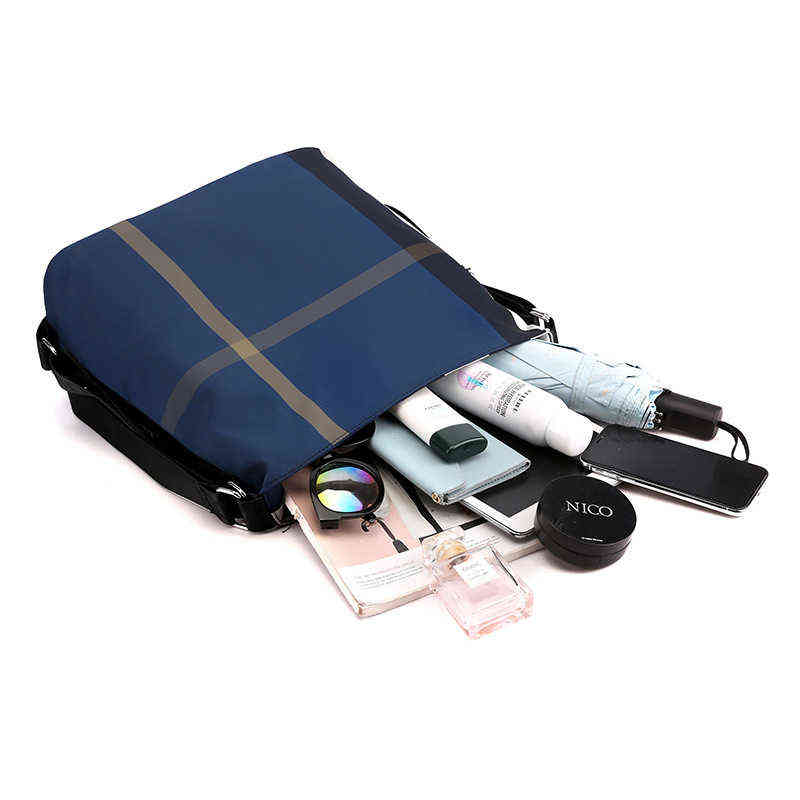 New Multifunctional Lattice Backpack Women's Bag Casual Shoulder Bag Travel Backpack Y1105