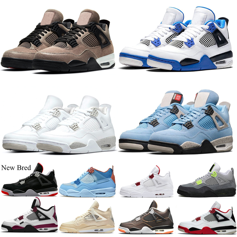 Fire Red Neon 4 4s Men basketball shoes Bred University Blue what the White Oreo Black-cat Motosports mens trainers Sport Sneakers 7-13
Fire Red Neon 4 4s Men basketball shoes Bred University Blue what the White Oreo Black-cat Motosports mens trainers Sport Sneakers 7-13