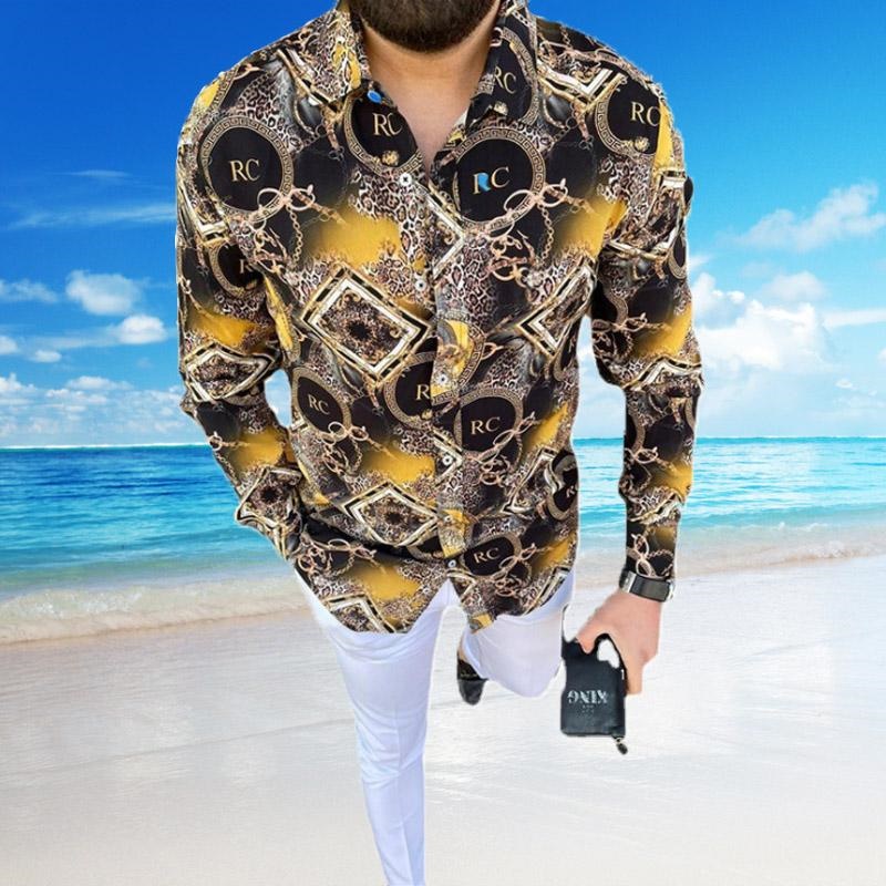 Plus Sizes 3XL Mens Casual Retro Blusa fashion Shirts Long Sleeve Autumn Hawaiian Shirt Skinny Fit Printed Pattern Man Clothes Cardigan Blouse, As picture
Plus Sizes 3XL Mens Casual Retro Blusa fashion Shirts Long Sleeve Autumn Hawaiian Shirt Skinny Fit Printed Pattern Man Clothes Cardigan Blouse, As picture