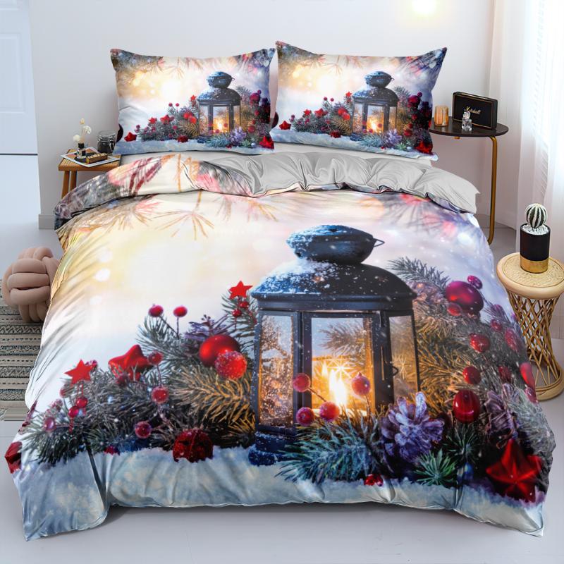 Bedding Sets Christmas Duvet Cover And Pillowcase(s) King//Double Quilt Covers Set 3D 3-Piece Bed Linen Non-shrink
Bedding Sets Christmas Duvet Cover And Pillowcase(s) King//Double Quilt Covers Set 3D 3-Piece Bed Linen Non-shrink
