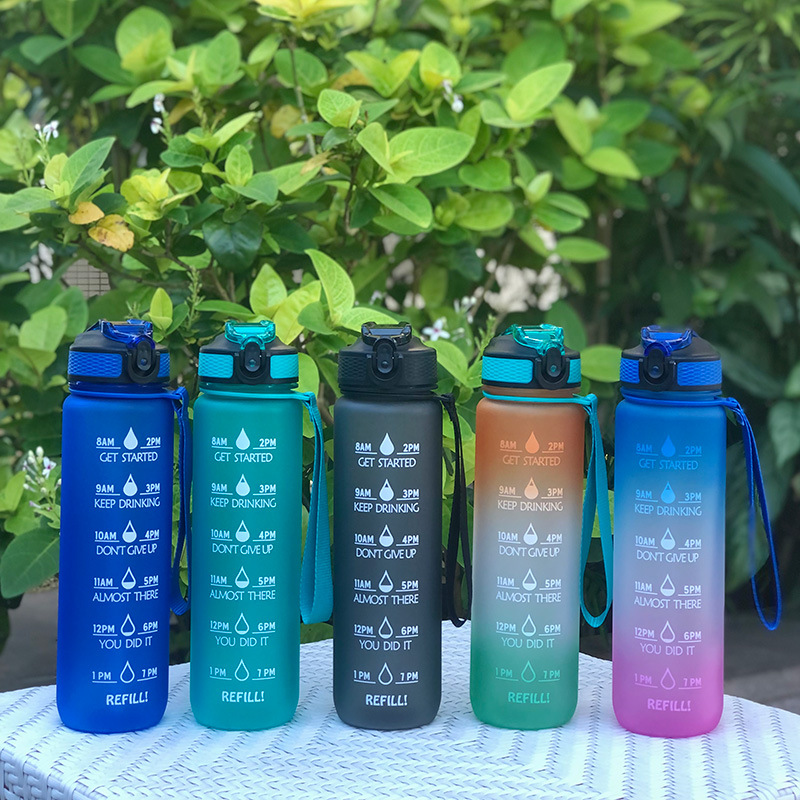 1L Motivational Tritan Water Bottle Bouncing Cover Outdoor Portable Fitness Sports Cup with Straw and Time Marker
1L Motivational Tritan Water Bottle Bouncing Cover Outdoor Portable Fitness Sports Cup with Straw and Time Marker