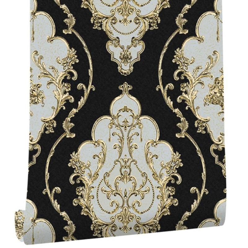 Wallpapers Luxury 3D Embossed Black Damask Wallpaper Roll European Floral Wall Paper Living Room Tv Background El Loft Non-woven 2021, Wmydyg-036
Wallpapers Luxury 3D Embossed Black Damask Wallpaper Roll European Floral Wall Paper Living Room Tv Background El Loft Non-woven 2021, Wmydyg-036
