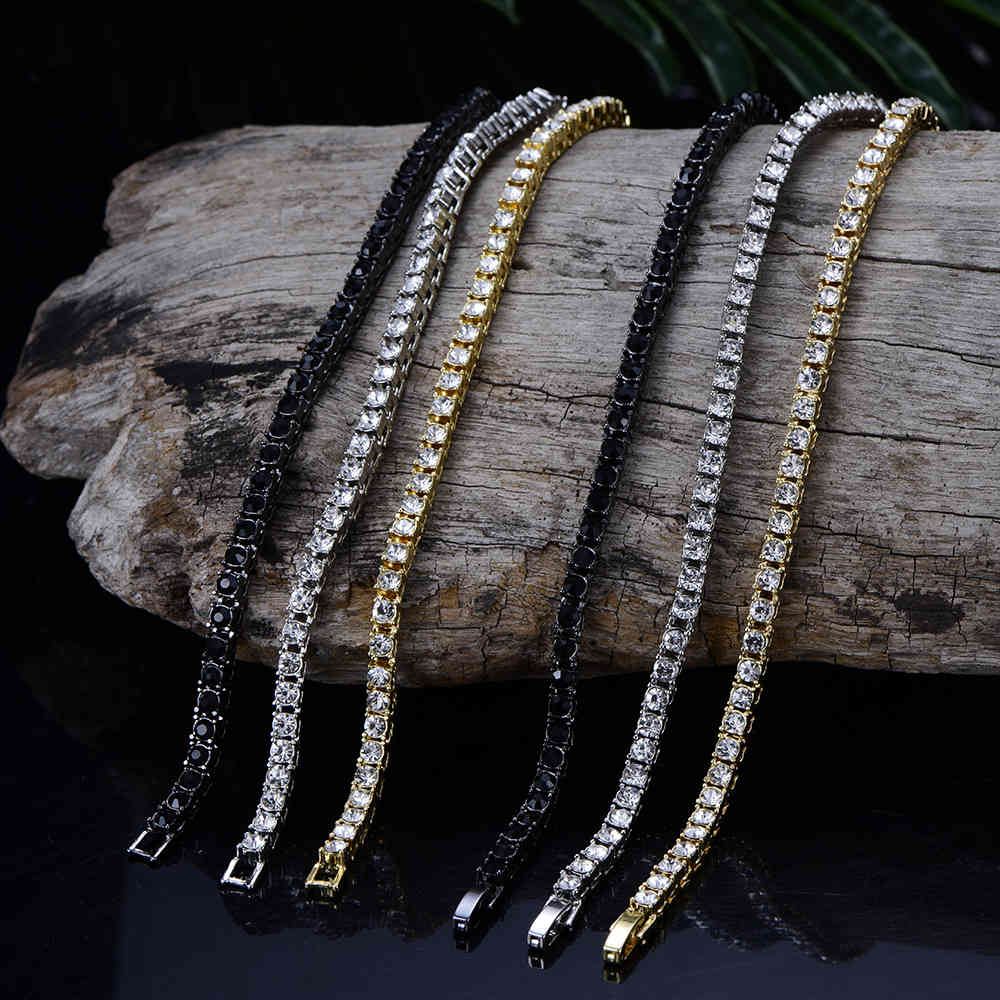 NEW 4mm Spring buckle Iced Out Full Bling Tennis Chain Necklace Gold Silver Color Hip Hop Jewelry For Men Or Women X0509
NEW 4mm Spring buckle Iced Out Full Bling Tennis Chain Necklace Gold Silver Color Hip Hop Jewelry For Men Or Women X0509