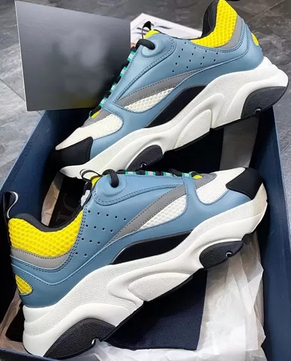 Top Luxury Men's Sneakers Shoes Technical Mesh & Smooth Calfskin Leather Breathable Skateboard Walking Couple Outdoor Trainers EU35-47
Top Luxury Men's Sneakers Shoes Technical Mesh & Smooth Calfskin Leather Breathable Skateboard Walking Couple Outdoor Trainers EU35-47