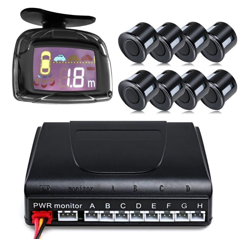 Car Rear View Cameras& Parking Sensors Parktronic LED Sensor With 8 Reverse Backup Radar Monitor Detector System Kit Backlight Display
Car Rear View Cameras& Parking Sensors Parktronic LED Sensor With 8 Reverse Backup Radar Monitor Detector System Kit Backlight Display