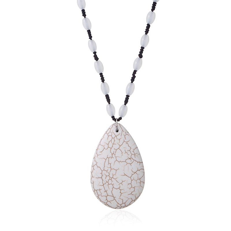 Pendant Necklaces Teardrop Water Drop Shape Healing Necklace White Charm Stone Pendants Jewelry
Pendant Necklaces Teardrop Water Drop Shape Healing Necklace White Charm Stone Pendants Jewelry