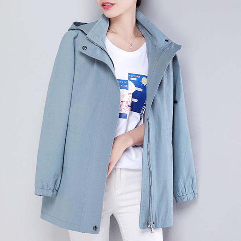 Women's Trench Coats Jacket Solid Color 2021 Autumn Korean Casual Stand-Collar Outwear Female Hooded Windbreaker Plus Size 4XL, Black
Women's Trench Coats Jacket Solid Color 2021 Autumn Korean Casual Stand-Collar Outwear Female Hooded Windbreaker Plus Size 4XL, Black