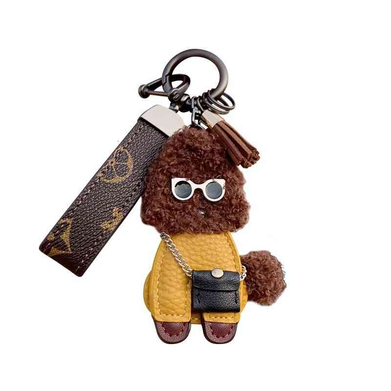 Yaoskou Keychain Female Simple Atmosphere High-end Men's Car to Lovely Electric Women Exquisite