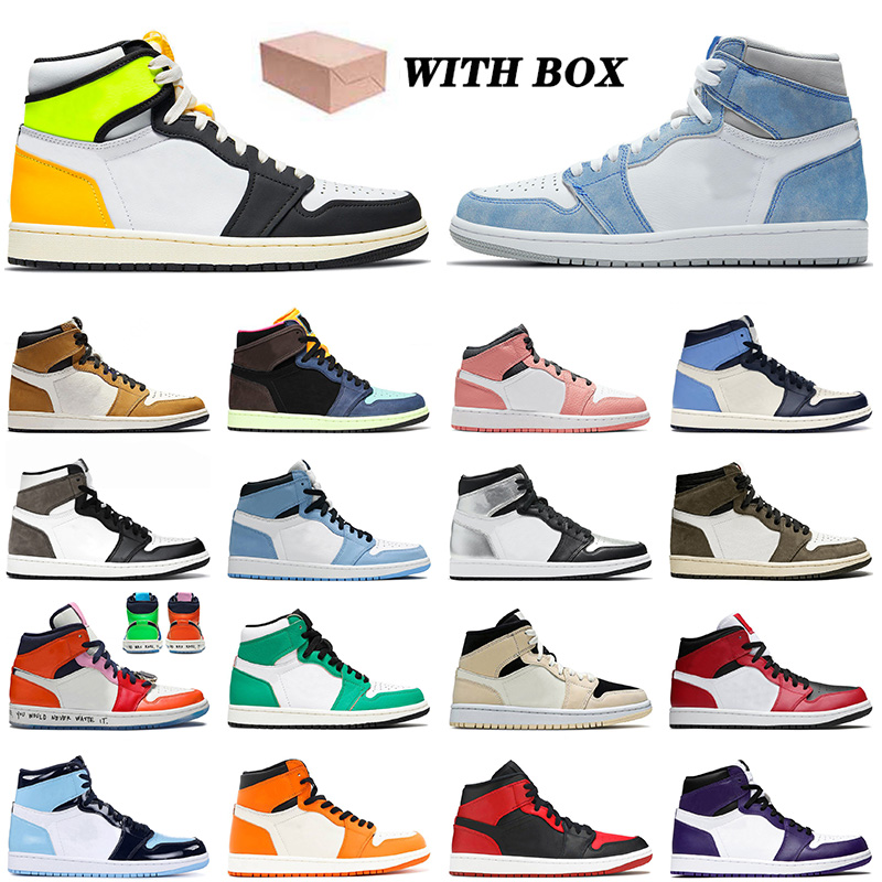 High Quality Basketball Shoes 1 1s WITH BOX Jumpman Volt Gold Hyper Royal Mens Women Obsidian Black Toe Chicago White Off Trainers Sneakers 
High Quality Basketball Shoes 1 1s WITH BOX Jumpman Volt Gold Hyper Royal Mens Women Obsidian Black Toe Chicago White Off Trainers Sneakers