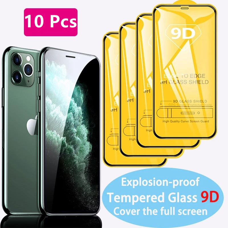 9D Full Protection Glass Screen Protector For iphone 13 12 11 Pro Max X XS MAX XR 7 8 6 6S Plus SE
9D Full Protection Glass Screen Protector For iphone 13 12 11 Pro Max X XS MAX XR 7 8 6 6S Plus SE