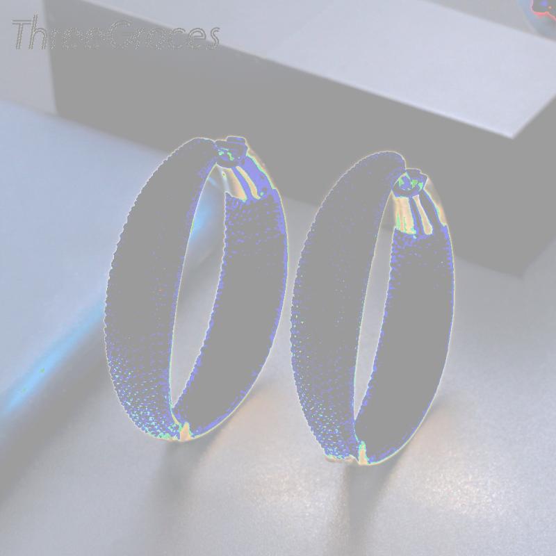 Hoop & Huggie ThreeGraces Gorgeous White Full Cubic Zirconia Stone Korean Big Round Gold Earrings For Ladies Party Fashion Jewelry ER510, Golden;silver
Hoop & Huggie ThreeGraces Gorgeous White Full Cubic Zirconia Stone Korean Big Round Gold Earrings For Ladies Party Fashion Jewelry ER510, Golden;silver