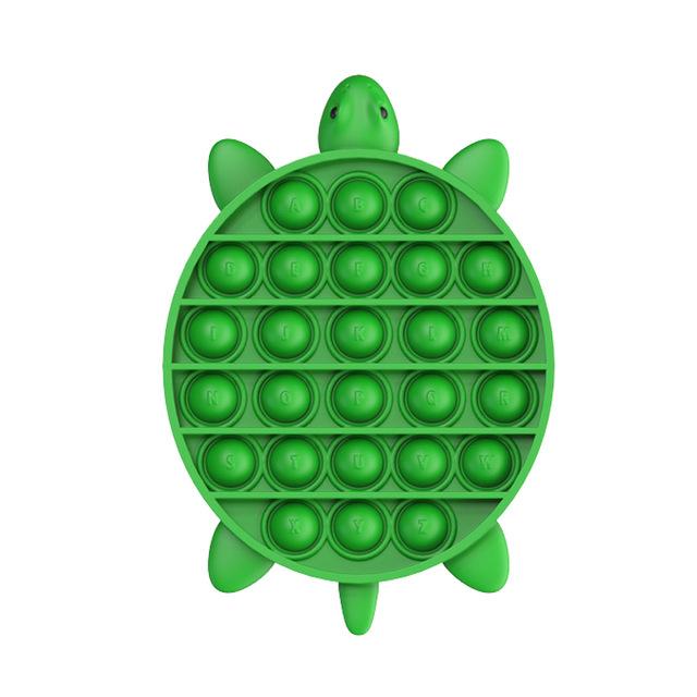 Push Bubble Fidget Toys Ice Cream Guitar Elephant Duck Turtle Autism Needs Anti-Stress Relief Toy Adult Gift for Kids