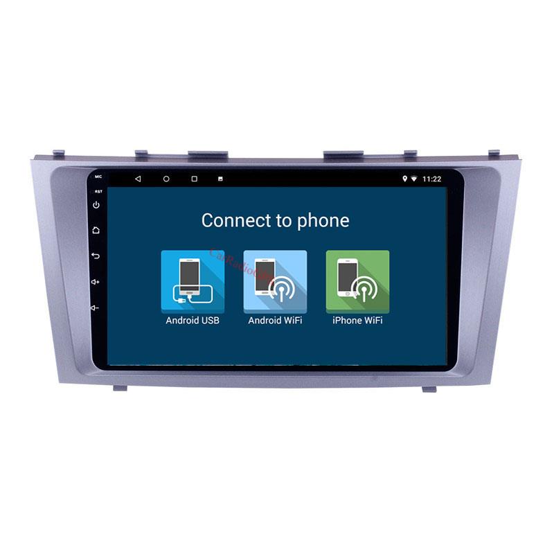 Car dvd Stereo Player for TOYOTA CAMRY 2007-2011 with Music WiFi 3G Mirror Link OBD2 DVR 9 inch Android 10 Aftermarket GPS