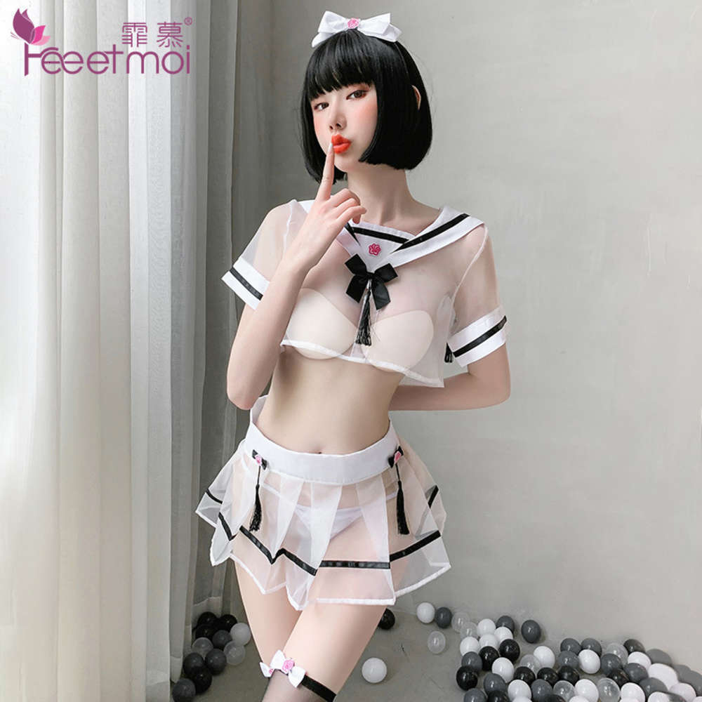 Skirt Feimu erotic Sexy underwear perspective on the second-dimensional meow school girl JK Uniform suit female 7036
Skirt Feimu erotic Sexy underwear perspective on the second-dimensional meow school girl JK Uniform suit female 7036