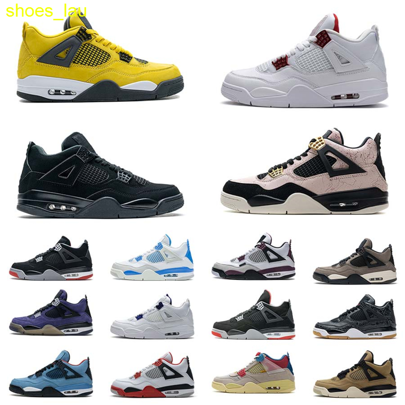 2021 Mens Silt Red 4 Basketball Shoes Women 4s Sail What The Royalty Cat Metallic Rasta LA Bred Black Laser Raptors Cool Grey Oreo Sneakers
2021 Mens Silt Red 4 Basketball Shoes Women 4s Sail What The Royalty Cat Metallic Rasta LA Bred Black Laser Raptors Cool Grey Oreo Sneakers
