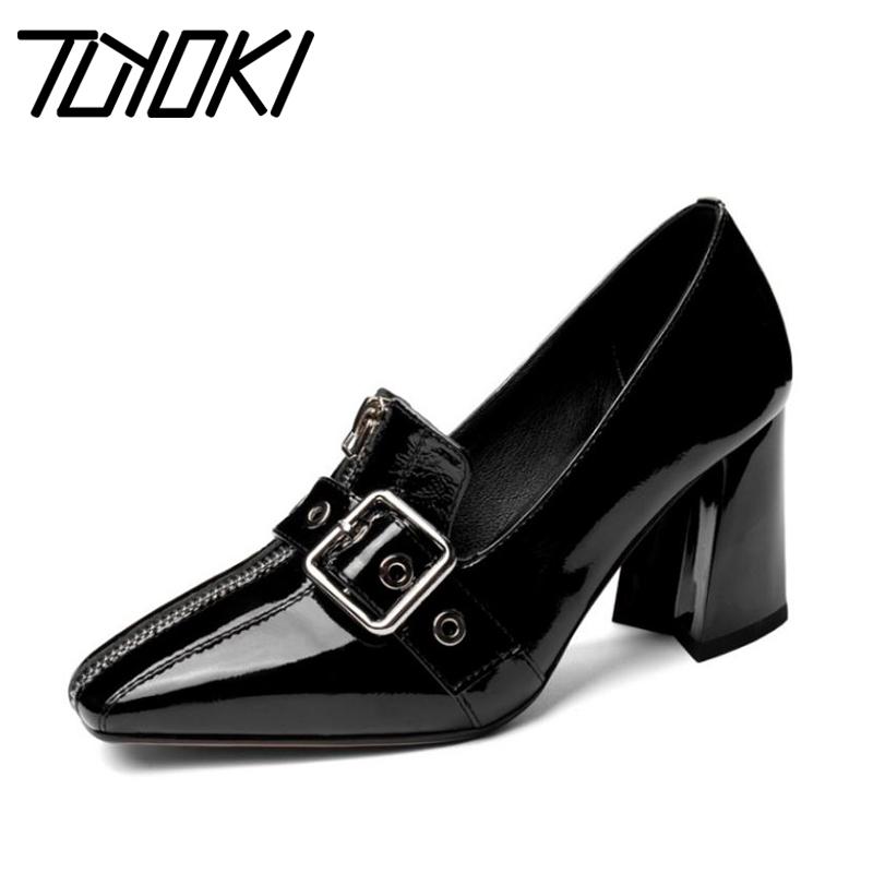 Dress Shoes Tuyoki Women Real Leather Pumps Spring Office High Heel Work Classics Wedding Square Toe Size 34-39, Black
Dress Shoes Tuyoki Women Real Leather Pumps Spring Office High Heel Work Classics Wedding Square Toe Size 34-39, Black