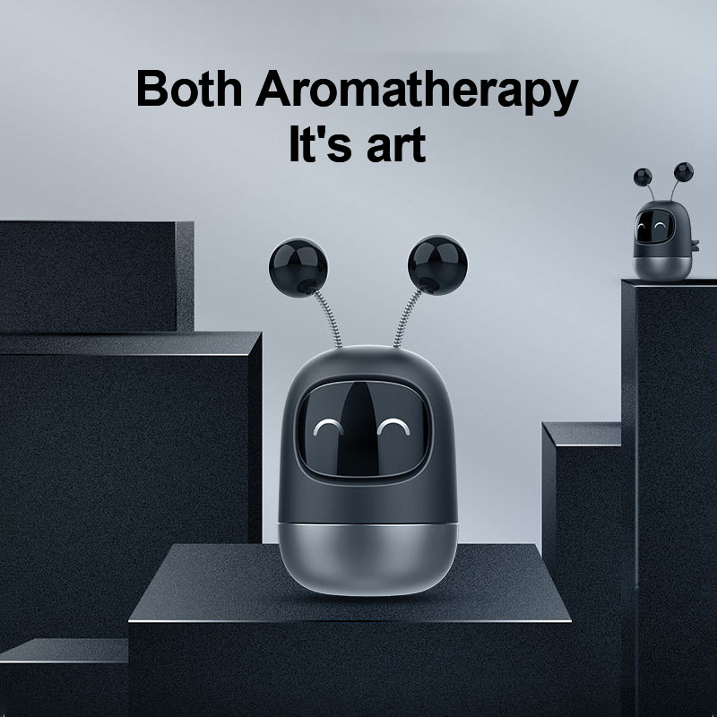 Universal Car Air Outlet Aromatherapy Air Vent Freshener Fragrance Dispenser Mini Robot Cartoon Auto Perfume Clip Interior Decoration Accessories