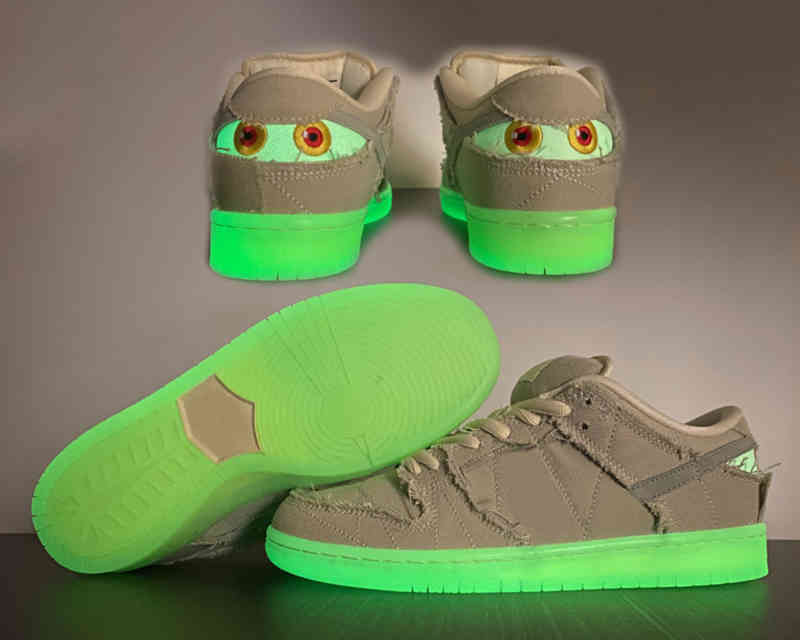 Shoes $60 Halloween Low Mummy luminous Skateboard Casual Runner Outdoor Trainers Sneakers Sports ship, Bubble wrap packaging
Shoes $60 Halloween Low Mummy luminous Skateboard Casual Runner Outdoor Trainers Sneakers Sports ship, Bubble wrap packaging