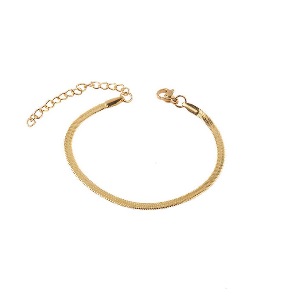 Hand catenary Stainless steel flat bracelet DIY snake bone chain foundation Bracelet size, Black
Hand catenary Stainless steel flat bracelet DIY snake bone chain foundation Bracelet size, Black