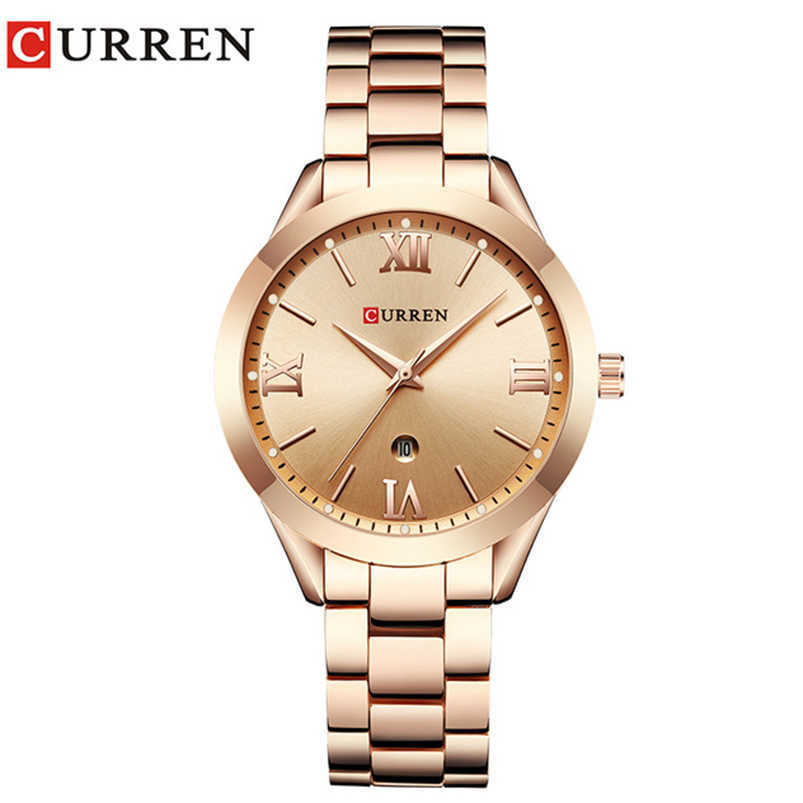 CURREN 9007 Simple Fashion Stainless Steel Analog Quartz Wrist Watch Calendar Female Dres Clock Relogio Feminino 210616, Gold white
CURREN 9007 Simple Fashion Stainless Steel Analog Quartz Wrist Watch Calendar Female Dres Clock Relogio Feminino 210616, Gold white