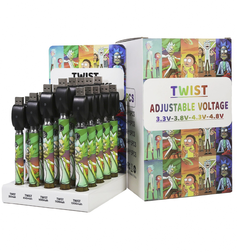 Imini Cookies Backwoods Twist Preheat Rechargeable Battery Pen 25 Count 350 650 900 1100 1300 mAh 6 Newest Pattern with Display for Cartridge Micro USB
Imini Cookies Backwoods Twist Preheat Rechargeable Battery Pen 25 Count 350 650 900 1100 1300 mAh 6 Newest Pattern with Display for Cartridge Micro USB