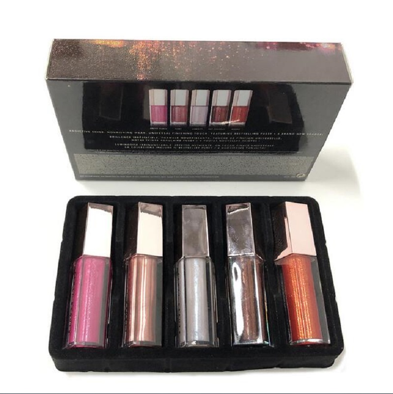 1set Christmas Lip Gloss Set Mini Diamond LipGlaze 5 pcs Gloss Bomb Festive Collection lipsgloss 9ml, Mixed color
1set Christmas Lip Gloss Set Mini Diamond LipGlaze 5 pcs Gloss Bomb Festive Collection lipsgloss 9ml, Mixed color