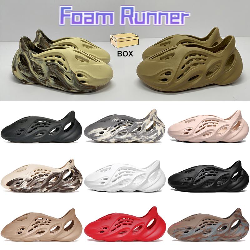With Box Slippers Foam Runner Men Women Slides Ochre MX Cream Clay Sand Grey Ararat Moon Gray Fashion RNNR Mens Sneakers Beach Sandals, Black
With Box Slippers Foam Runner Men Women Slides Ochre MX Cream Clay Sand Grey Ararat Moon Gray Fashion RNNR Mens Sneakers Beach Sandals, Black